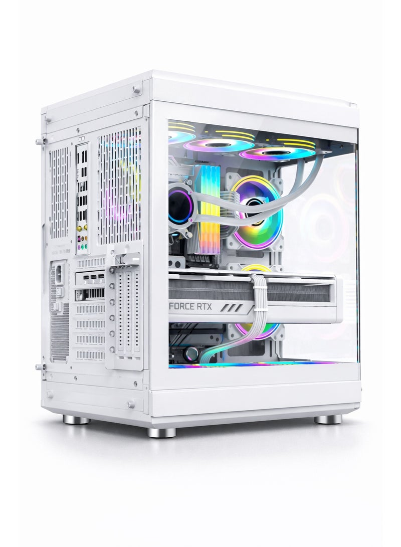 Game Sekret Fusion Gaming PC - Intel Core i7-14700K | GeForce RTX 5070 12GB | 32GB DDR5 RAM-1TB NVMe SSD | 360mm w/LCD Liquid Cooler-Z790 MB-850W Gold PSU | WiFi-Bluetooth-Windows 11 Pro | Game Sekret Desktop Computer | 1 Year Warranty white - Image 5